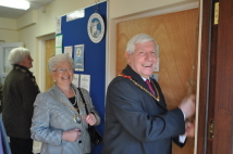 The Mayor opening the refurbished St. Francis